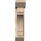 Ekena Millwork Merced Slat Rough Sawn Bracket w/ Offset Brace, Douglas Fir, 6"W x 22"D x 26"H BKT0604X22X26MRC06RDF - alternate 3